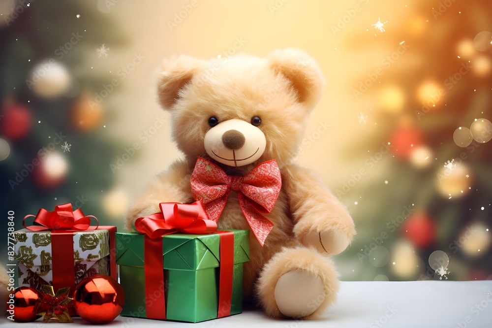 teddy bear with gift box teddy bear with gift box