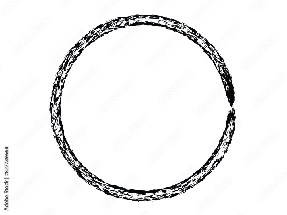 Grunge circle made of black paint. Grunge circle made of black ink. Grunge circle made of black paint. Grunge circle made of black ink.