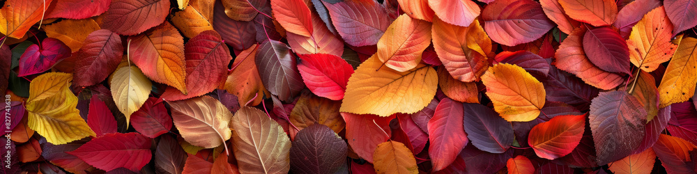 Vibrant Autumn Leaves Colorful Fall Foliage Background in Red, Orange, and Yellow Hues Vibrant Autumn Leaves Colorful Fall Foliage Background in Red, Orange, and Yellow Hues