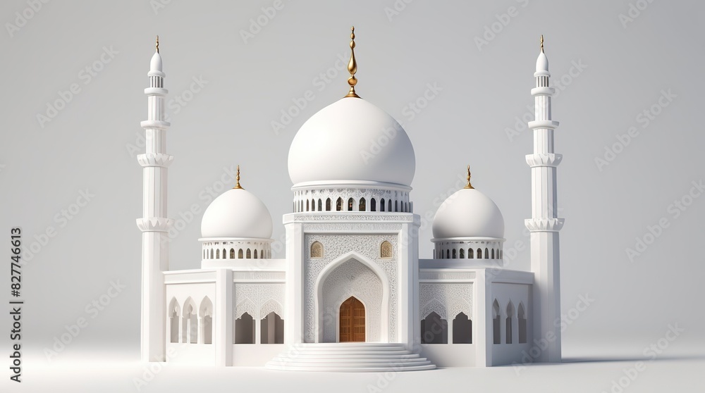 Obraz premium 3d rendering of mosque