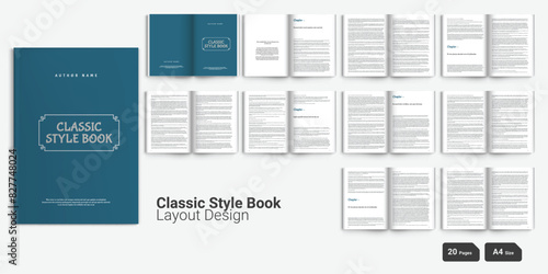 Classic Style Book Layout Design