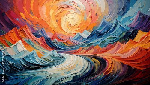 abstract fractal background