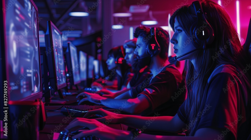 Competitive Coed Esports Team Excels in Tournament Play