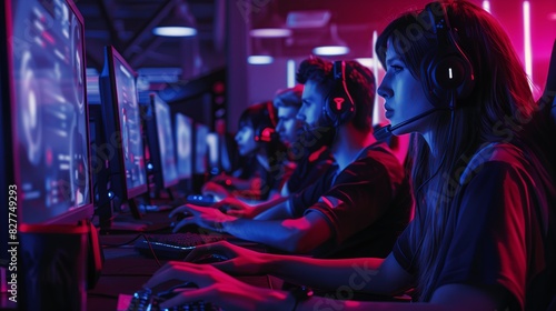 Competitive Coed Esports Team Excels in Tournament Play © mattegg