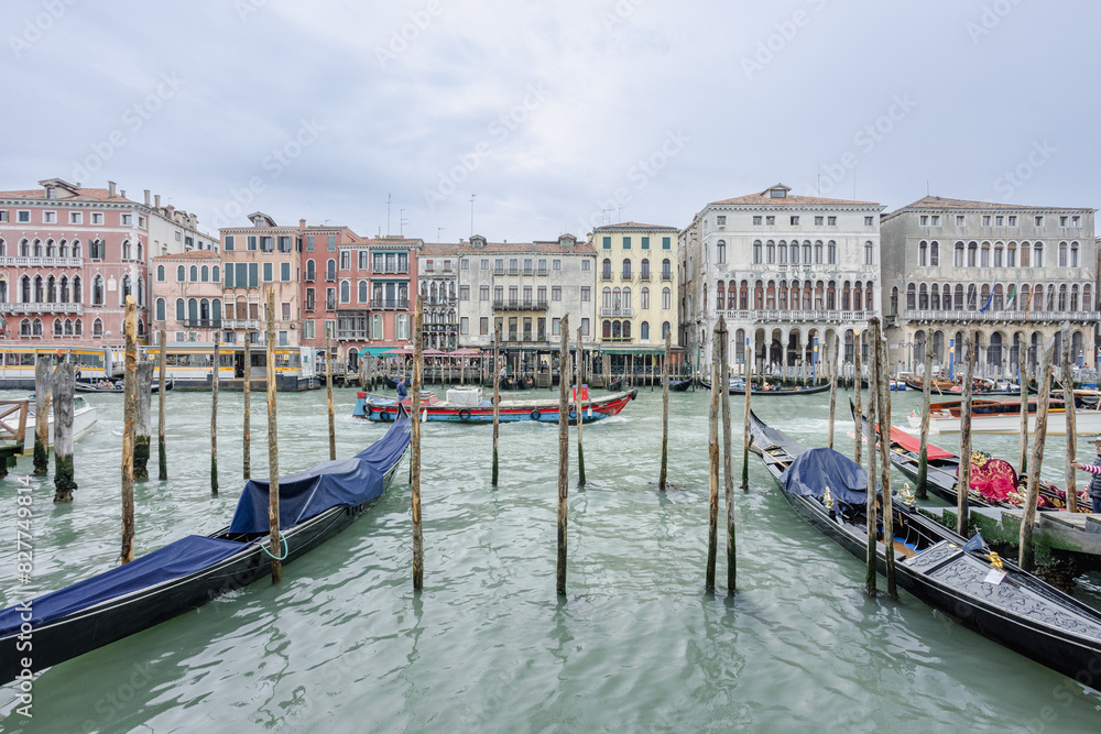 Gondolas in Venice, Italy