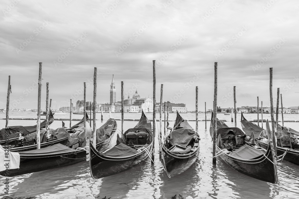 Gondolas in Venice, Italy Gondolas in Venice, Italy