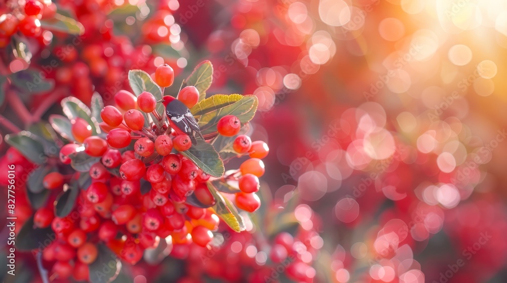 softly blurred red berries mass softly blurred red berries mass