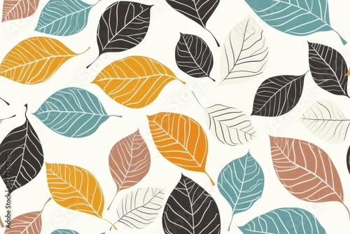 Seamless foliage art for your design and decoration needs
