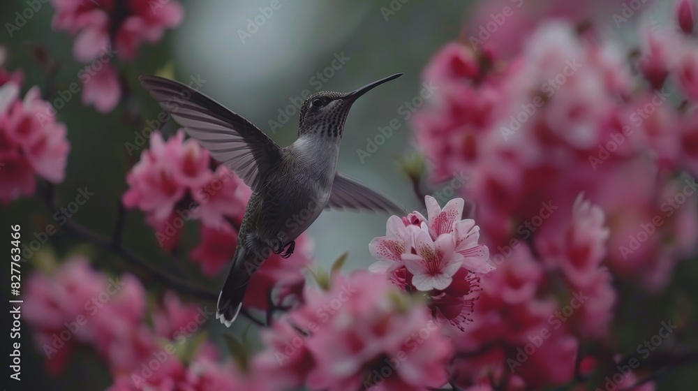 a blend of green, red, and white flowers with a soft, blurred appearance a blend of green, red, and white flowers with a soft, blurred appearance
