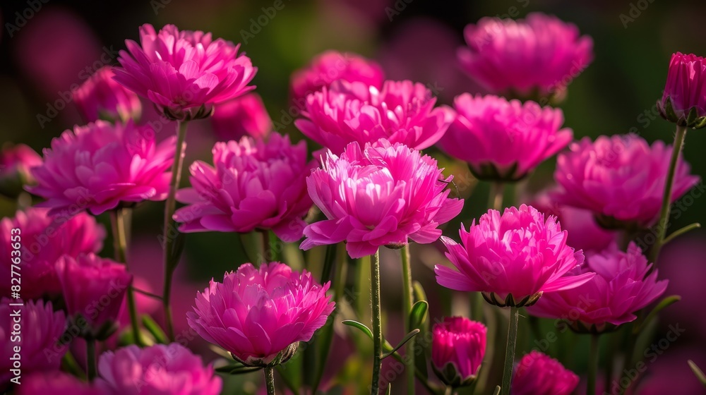 softly blurred pink blooms softly blurred pink blooms
