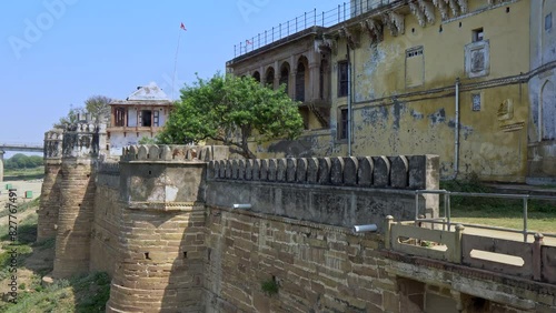 Ramnagar Fort, architecture of Varanasi, India photo