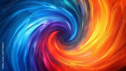 Swirling Vortex: Dynamic, swirling vortex patterns with bright colors. High contrast background to enhance the movement. Great for dynamic and energetic themes.