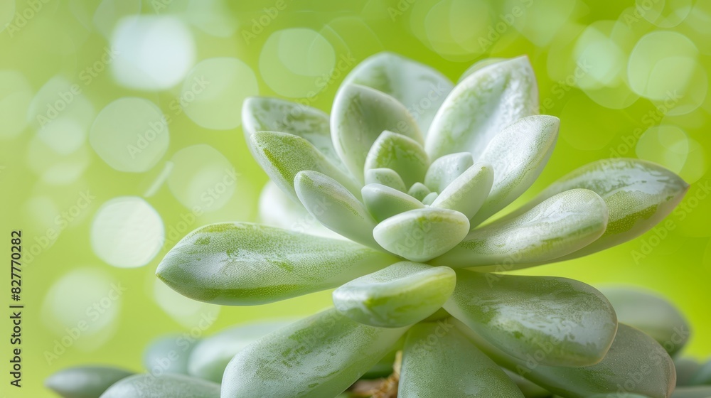 A tight shot of a succulent against a verdant backdrop Light diffuses in from the succulent's core, creating a captivating bokeh effect A tight shot of a succulent against a verdant backdrop Light diffuses in from the succulent's core, creating a captivating bokeh effect