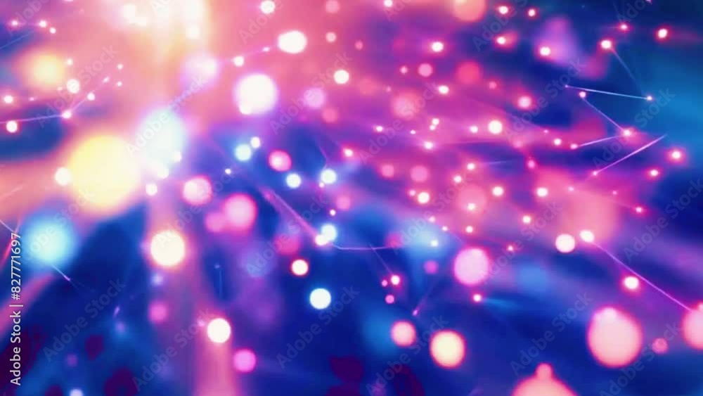 Soft focus lights that move and change colors, overlaid with subtle geometric patterns, 4K lights background High-Quality Animation Video Soft focus lights that move and change colors, overlaid with subtle geometric patterns, 4K lights background High-Quality Animation Video