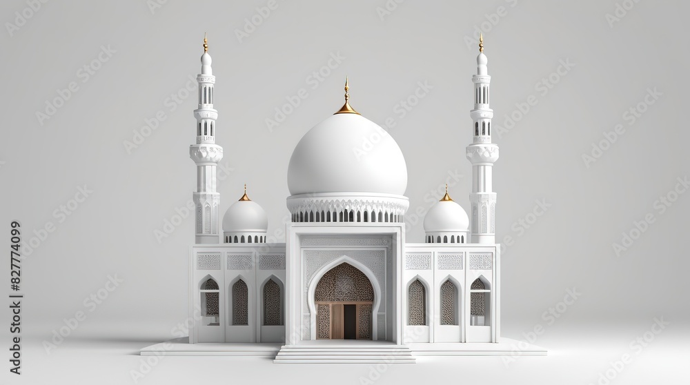 Obraz premium 3d rendering of mosque