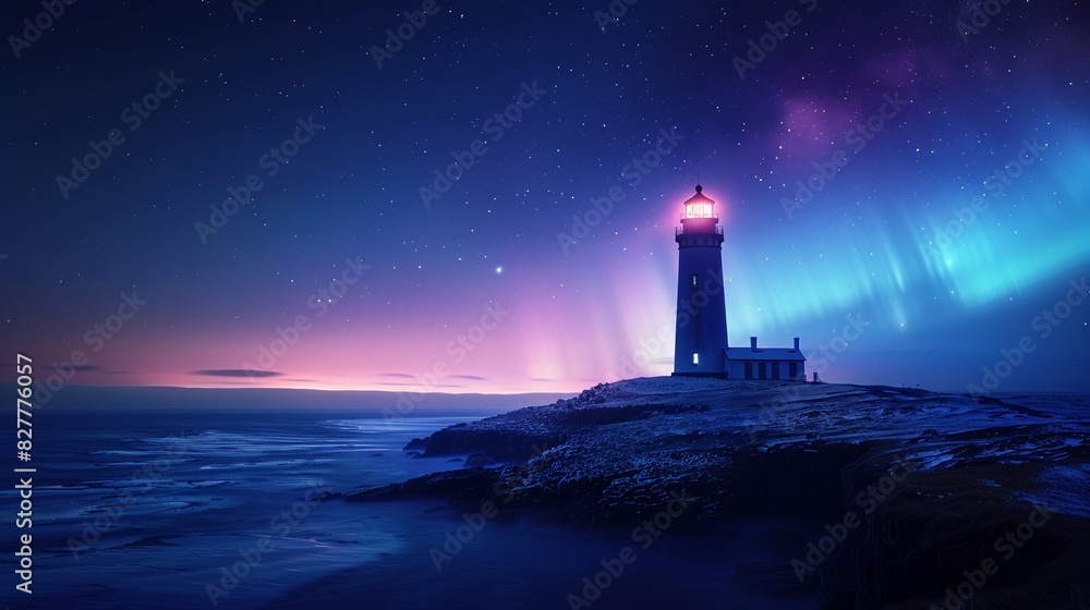 Minimalist depiction of a lighthouse under the northern lights, clean lines, and soft hues, emphasizing simplicity and tranquility, Minimalist, Digital Art 8K , high-resolution, ultra HD,up32K HD Minimalist depiction of a lighthouse under the northern lights, clean lines, and soft hues, emphasizing simplicity and tranquility, Minimalist, Digital Art 8K , high-resolution, ultra HD,up32K HD