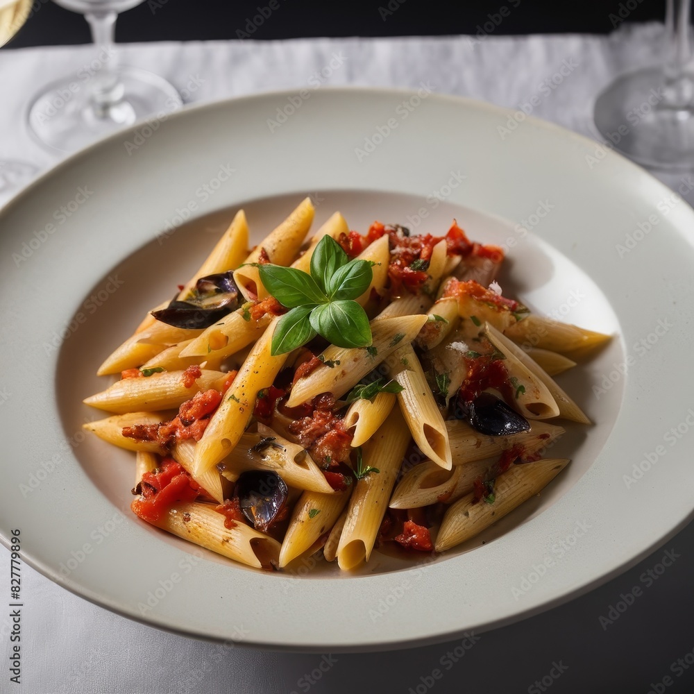Bolognese macaroni with minced meat Bolognese macaroni with minced meat