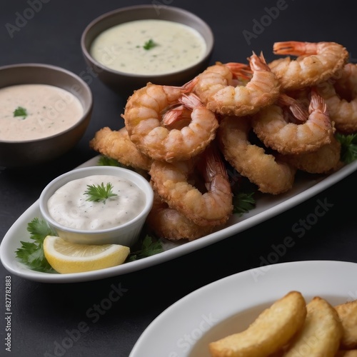 fried prawns with godson photo