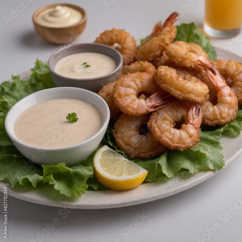 fried prawns with godson photo