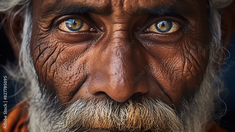 close-up portrait of an Indian person, close-up portrait of an Indian person,