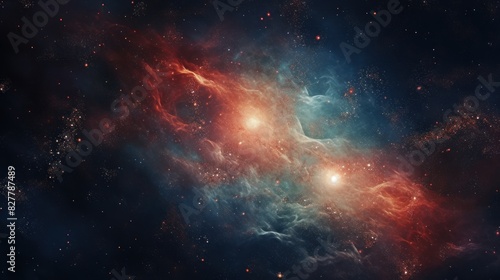 nebula or galaxy in deep space  