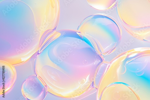 Water droplets in a state of fluidity