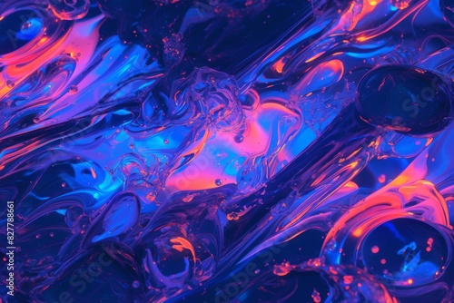 Water droplets in a whirlwind of movement