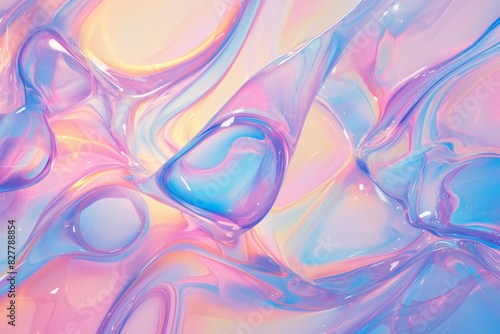 Water droplets in a dance of color