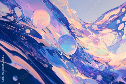 A mosaic of water droplets, a work of beauty