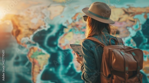 A user takes advantage of their AI travel planners language translation feature as they plan an international trip ensuring smooth communication and cultural immersion. photo