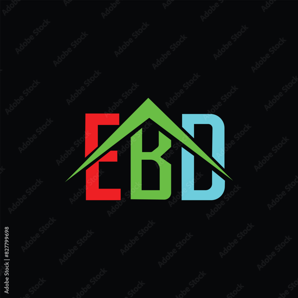 EBD Letter Initial Logo Design Template Vector Illustration EBD Letter Initial Logo Design Template Vector Illustration
