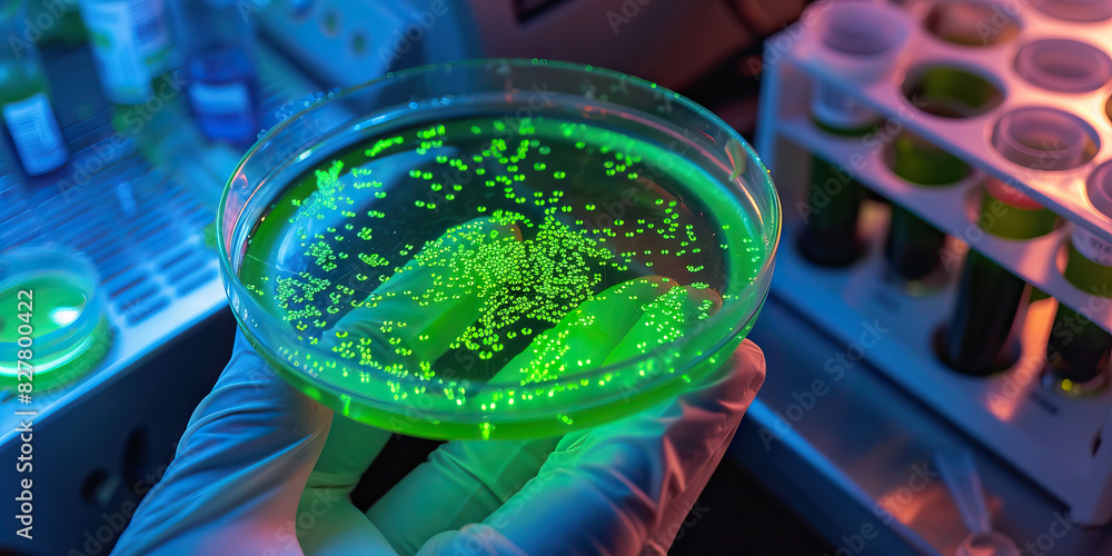 A geneticist alters the course of history, their petri dish filled with ...