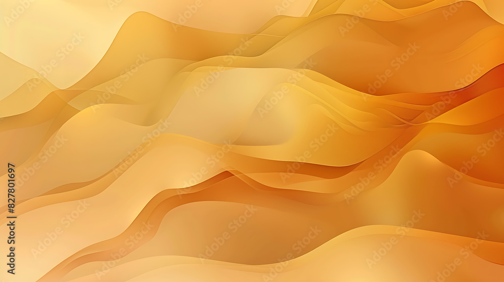 Fototapeta premium Golden Desert Mirage