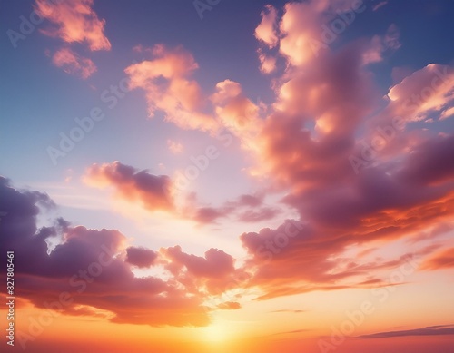sunset sky with clouds © MEhak`s Gallery