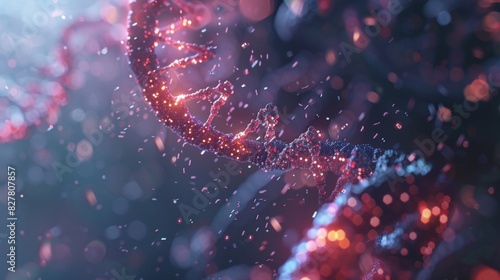 A team of geneticists analyzes a large dataset from a gene sequencing project hunting for genetic variants that may increase the risk of developing certain types of cancer. photo