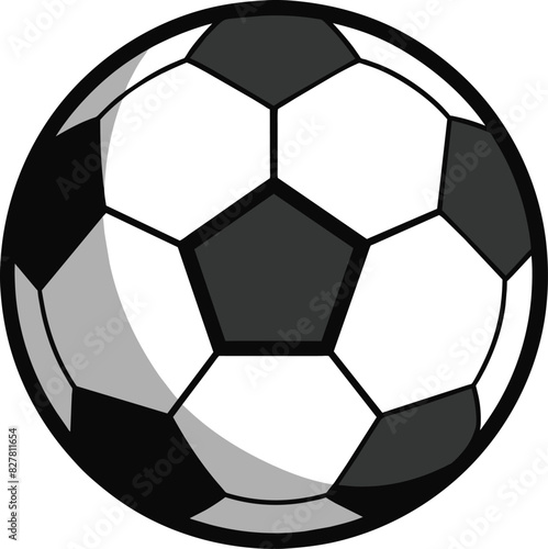 soccer ball isolated on a white background  Soccer ball icon  football logo