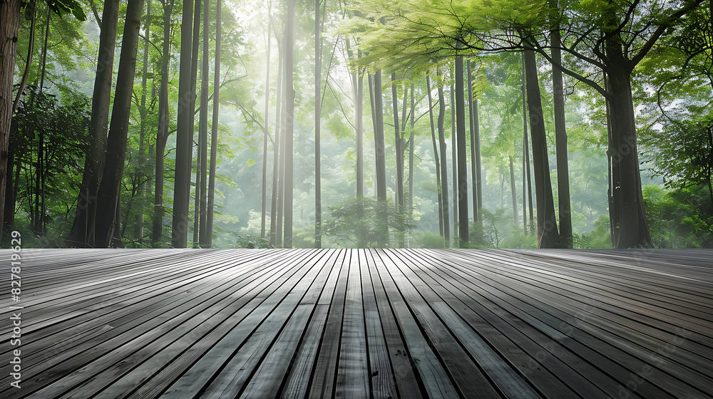 Harmonious Wooden Landscape Harmonious Wooden Landscape