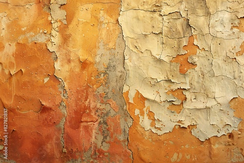 Orange concrete wall, high quality, high resolution