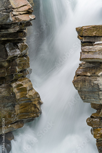 Athabaska Falls Water iII photo