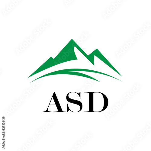 ASD letter logo design on white background. Creative  modern ASD letter logo design. Vector design.
Letters ASD, ASD logo  vector template.