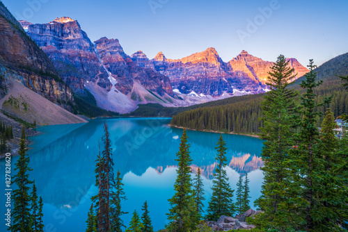 Morain Lake Sunrise