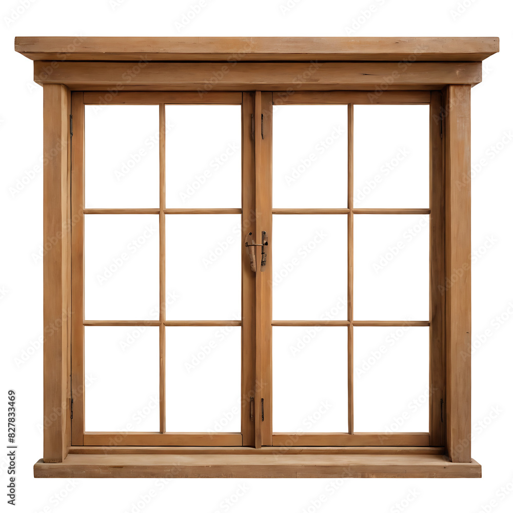 A classic wooden window frame with two sashes and multiple panes, ideal for showcasing home decor, architecture, or renovation projects
A classic wooden window frame with two sashes and multiple panes, ideal for showcasing home decor, architecture, or renovation projects
