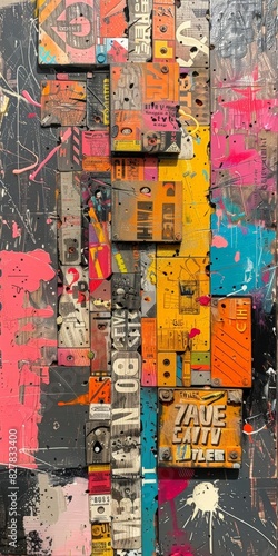 Wallpaper Mural Altered Artwork Resembling a Cross Torontodigital.ca