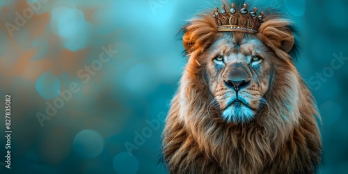 Symbolizing Strength  Royalty  and Nobility  The Crowned Lion. Concept Animals  Symbolism  Strength  Royalty  Nobility  Lion