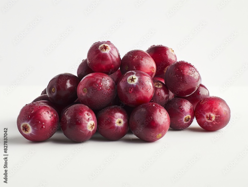 Fototapeta premium Stack of Cranberries