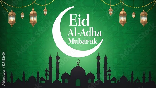 Eid Al Adha Mubarak background design