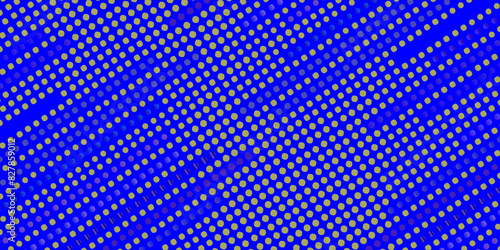 Seamless design advance level of colorful modern halftone dot pattern, blue color background dot and geometric shape look like futuristic design for vector illustration, spotted abstract background.