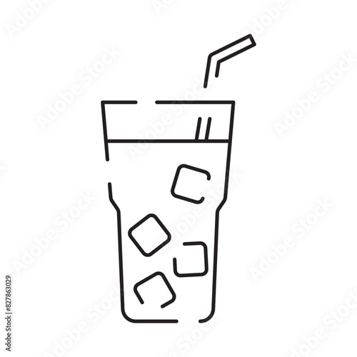 Line icon of summer and beach. Outline symbol summer vacation