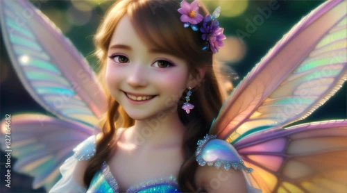 透明感のあるかわいい美少女妖精