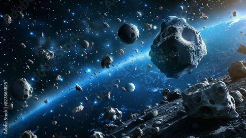 Interstellar Journey: Asteroids, Planets, and Stars photo